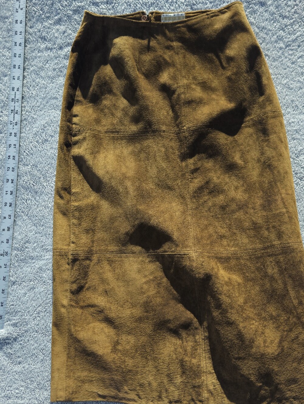 Sigrid Olsen Suede Pencil Skirt in Brown Size 4